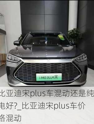 比亞迪宋plus車混動還是純電好?_比亞迪宋plus車價格混動