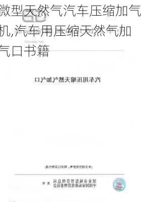 微型天然氣汽車壓縮加氣機,汽車用壓縮天然氣加氣口書籍