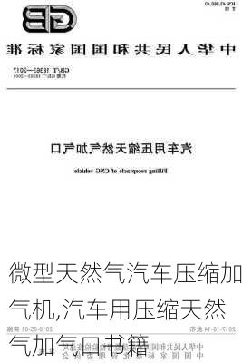 微型天然氣汽車壓縮加氣機,汽車用壓縮天然氣加氣口書籍