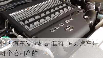 恒天汽車發(fā)動機是誰的_恒天汽車是哪個公司產(chǎn)的