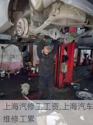 上海汽修工工資,上海汽車維修工累