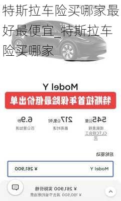 特斯拉車險(xiǎn)買哪家最好最便宜_特斯拉車險(xiǎn)買哪家