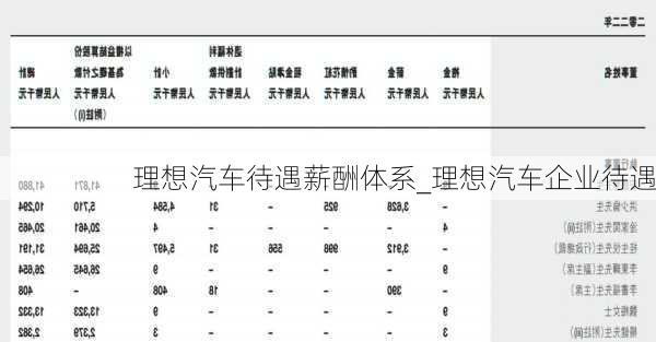 理想汽車待遇薪酬體系_理想汽車企業(yè)待遇