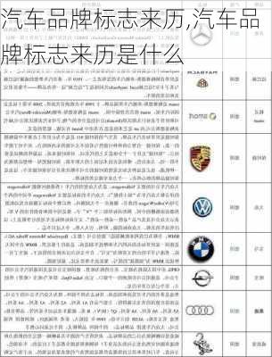 汽車品牌標志來歷,汽車品牌標志來歷是什么