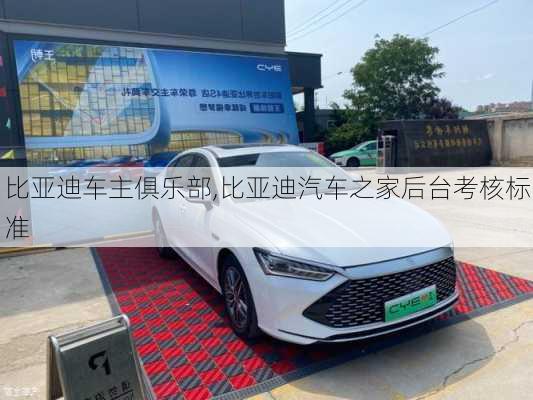 比亞迪車主俱樂部,比亞迪汽車之家后臺考核標準