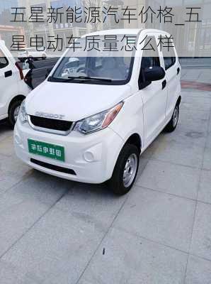 五星新能源汽車價格_五星電動車質(zhì)量怎么樣