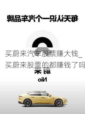 買蔚來(lái)汽車股票賺大錢_買蔚來(lái)股票的都賺錢了嗎