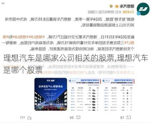 理想汽車是哪家公司相關(guān)的股票,理想汽車是哪個(gè)股票