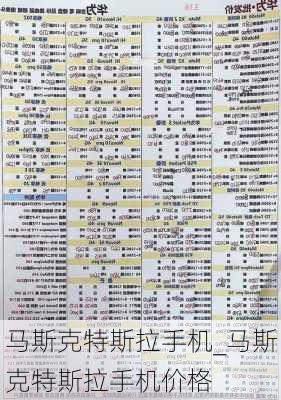 馬斯克特斯拉手機(jī)_馬斯克特斯拉手機(jī)價(jià)格