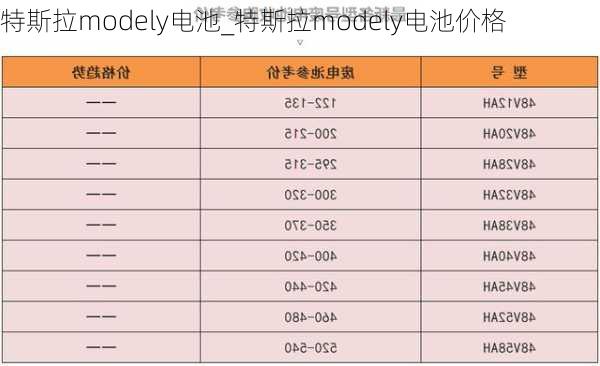 特斯拉modely電池_特斯拉modely電池價(jià)格