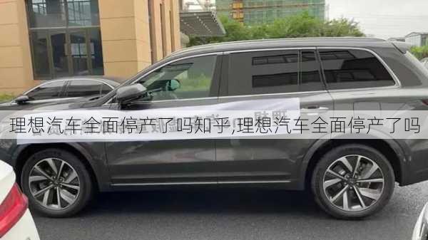 理想汽車全面停產(chǎn)了嗎知乎,理想汽車全面停產(chǎn)了嗎