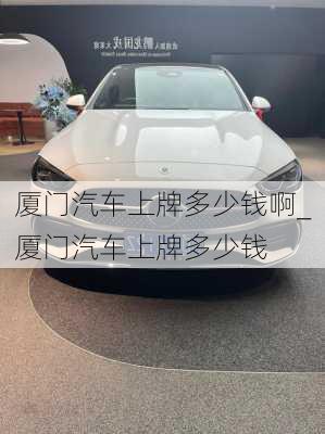 廈門汽車上牌多少錢啊_廈門汽車上牌多少錢