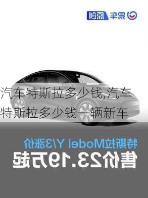 汽車特斯拉多少錢,汽車特斯拉多少錢一輛新車