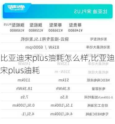 比亞迪宋plus油耗怎么樣,比亞迪宋plus油耗