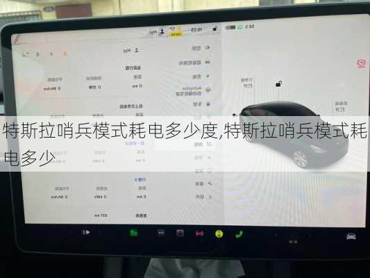 特斯拉哨兵模式耗電多少度,特斯拉哨兵模式耗電多少