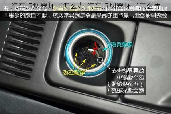 汽車點煙器壞了怎么辦,汽車點煙器壞了怎么弄