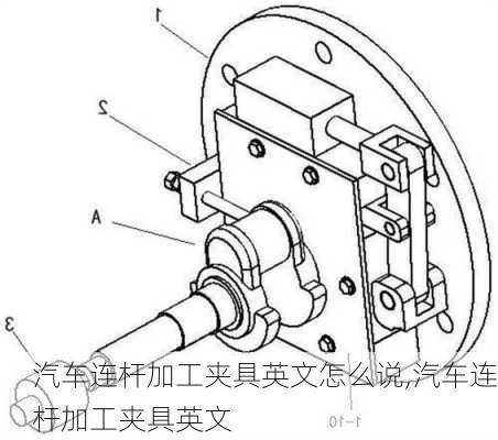 汽車連桿加工夾具英文怎么說(shuō),汽車連桿加工夾具英文