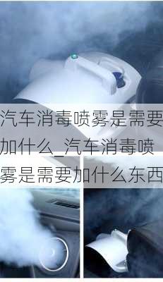 汽車消毒噴霧是需要加什么_汽車消毒噴霧是需要加什么東西