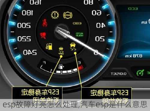 esp故障燈亮怎么處理,汽車esp是什么意思