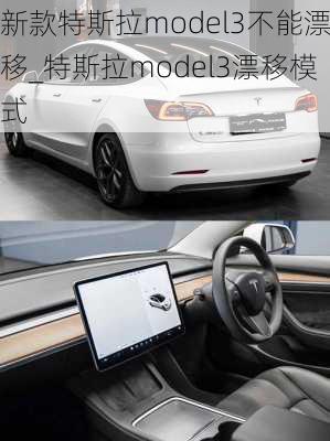 新款特斯拉model3不能漂移_特斯拉model3漂移模式