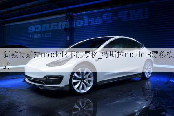 新款特斯拉model3不能漂移_特斯拉model3漂移模式