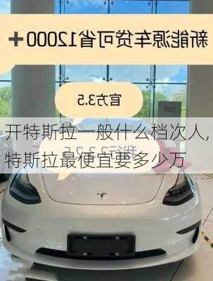 開特斯拉一般什么檔次人,特斯拉最便宜要多少萬(wàn)