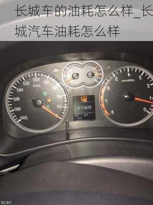 長(zhǎng)城車(chē)的油耗怎么樣_長(zhǎng)城汽車(chē)油耗怎么樣