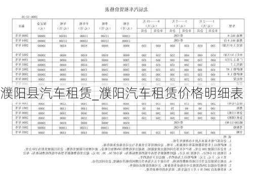 濮陽(yáng)縣汽車(chē)租賃_濮陽(yáng)汽車(chē)租賃價(jià)格明細(xì)表