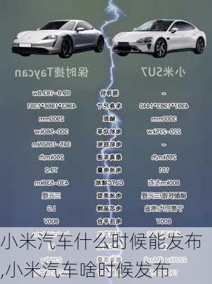 小米汽車什么時候能發(fā)布,小米汽車啥時候發(fā)布