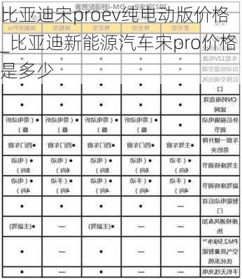 比亞迪宋proev純電動(dòng)版價(jià)格_比亞迪新能源汽車宋pro價(jià)格是多少