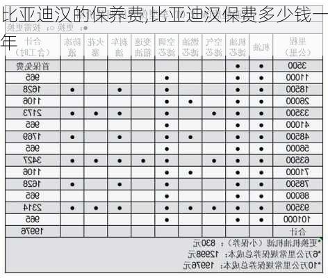 比亞迪漢的保養(yǎng)費(fèi),比亞迪漢保費(fèi)多少錢一年