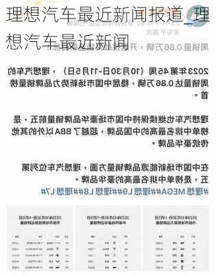 理想汽車最近新聞報道_理想汽車最近新聞