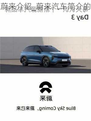 蔚來介紹_蔚來汽車簡介的