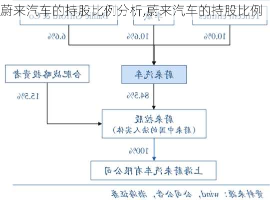 蔚來汽車的持股比例分析,蔚來汽車的持股比例