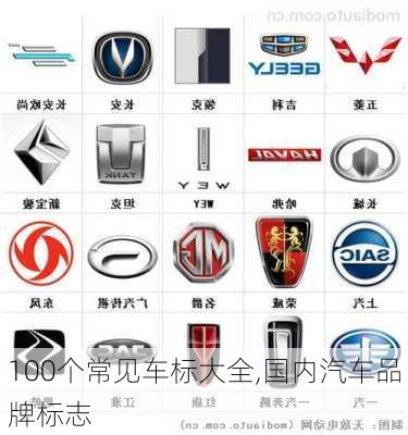 100個常見車標(biāo)大全,國內(nèi)汽車品牌標(biāo)志