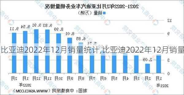 比亞迪2022年12月銷量統(tǒng)計,比亞迪2022年12月銷量