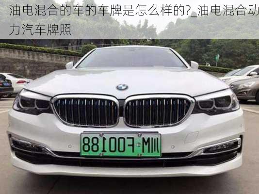 油電混合的車的車牌是怎么樣的?_油電混合動(dòng)力汽車牌照