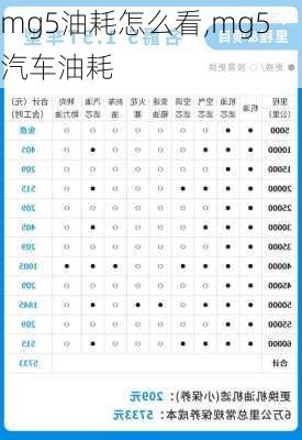 mg5油耗怎么看,mg5汽車油耗