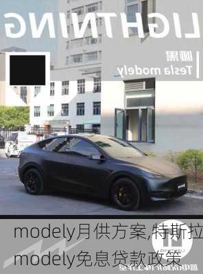 modely月供方案,特斯拉modely免息貸款政策