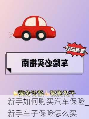 新手如何購買汽車保險(xiǎn)_新手車子保險(xiǎn)怎么買