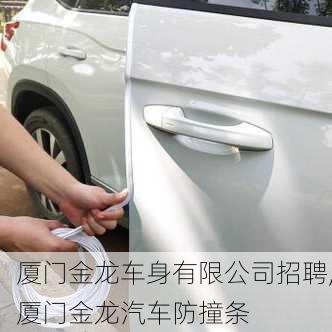 廈門金龍車身有限公司招聘,廈門金龍汽車防撞條