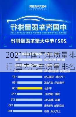 2021中國汽車質(zhì)量排行,國內(nèi)汽車質(zhì)量排名