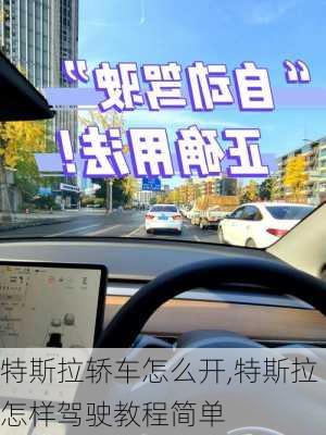 特斯拉轎車怎么開,特斯拉怎樣駕駛教程簡單