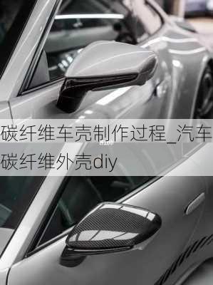 碳纖維車殼制作過程_汽車碳纖維外殼diy