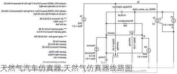 天然氣汽車仿真器,天然氣仿真器線路圖