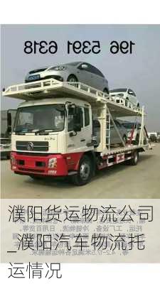 濮陽(yáng)貨運(yùn)物流公司_濮陽(yáng)汽車物流托運(yùn)情況