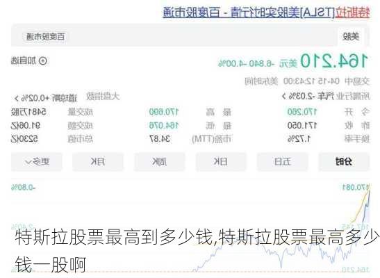 特斯拉股票最高到多少錢,特斯拉股票最高多少錢一股啊