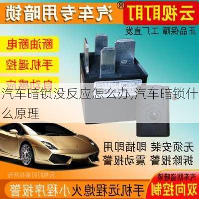 汽車暗鎖沒反應怎么辦,汽車暗鎖什么原理