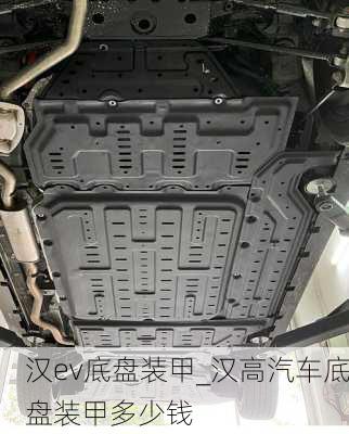 漢ev底盤裝甲_漢高汽車底盤裝甲多少錢