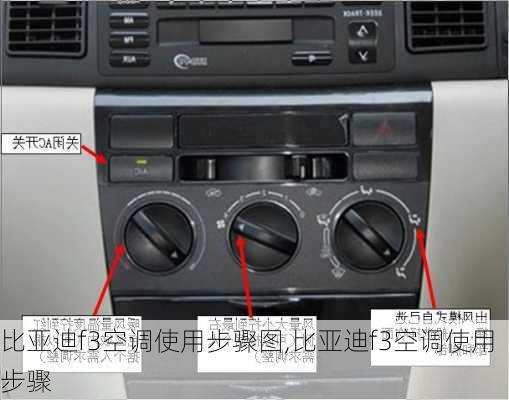 比亞迪f3空調使用步驟圖,比亞迪f3空調使用步驟